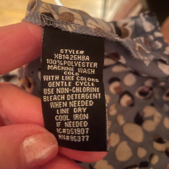 Sanctuary V-Neck Elastic Waist Long Sleeve Top Sz S - Picture 6 of 6